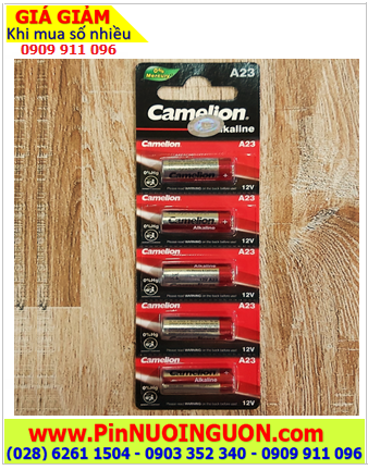 COMBO 1 vỉ 5viên Pin Remote điều khiển 12V Camelion A23, 23AE, MN23 _Giá chỉ 48.000vnd/ Vỉ 5viên